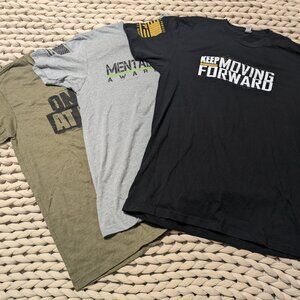 Lot of 3 Til Vahalla Project Mens T-Shirts - Medium - EUC